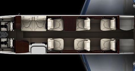Citation XLS+ charter private jet exterior thumbnail 5